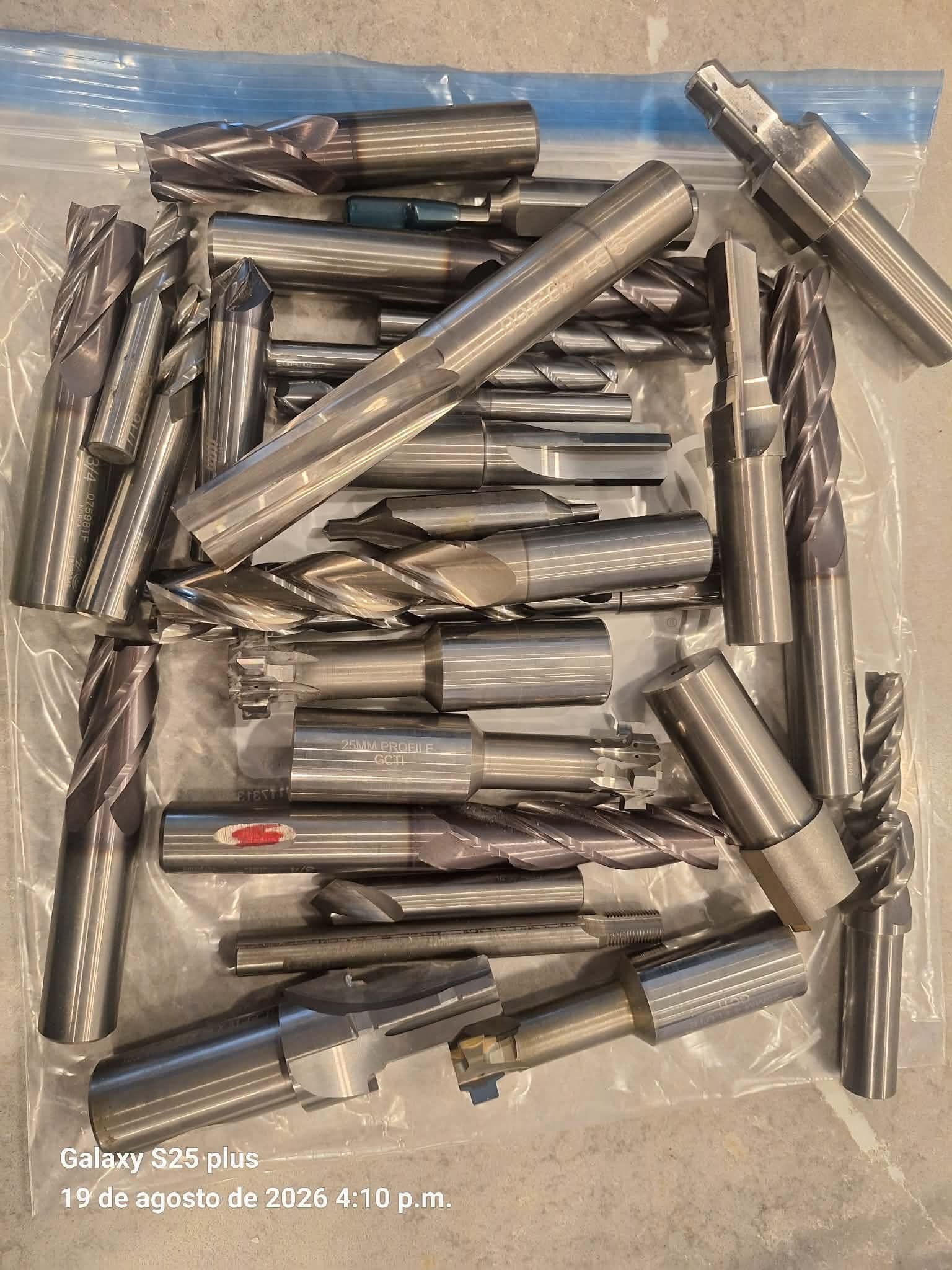 Clean solid carbide end mills and cutters ready for buyer review.